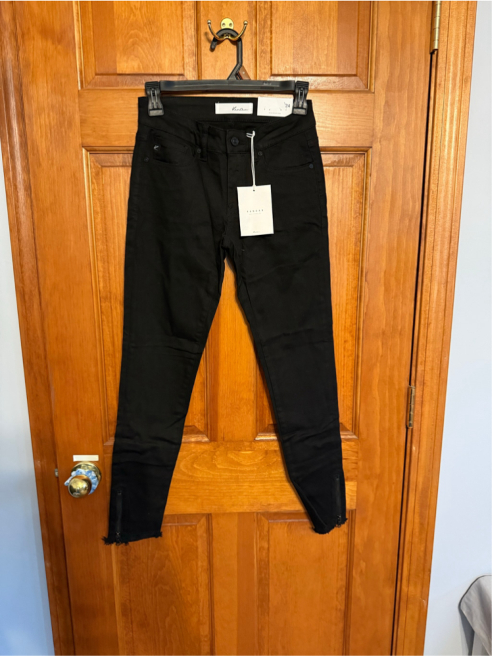 Women's KanCan Black Ankle Jeans Size 24